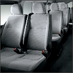 Production van for international filming crew to Japan